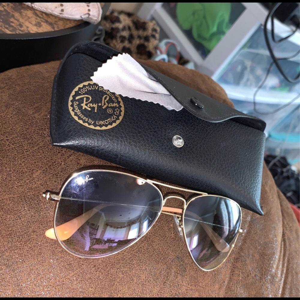 Ray-ban Aviator Gradient Unisex Sunglasses